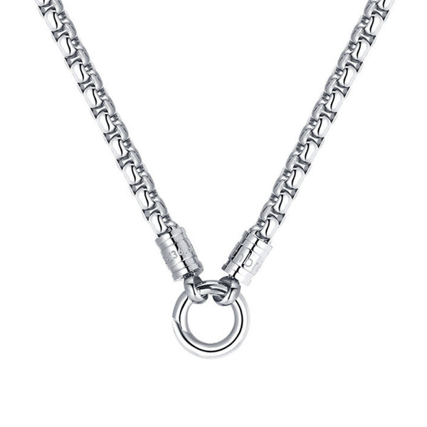 Kette Strandglück 4mm (mit Rund-Karabiner) aus Edelstahl