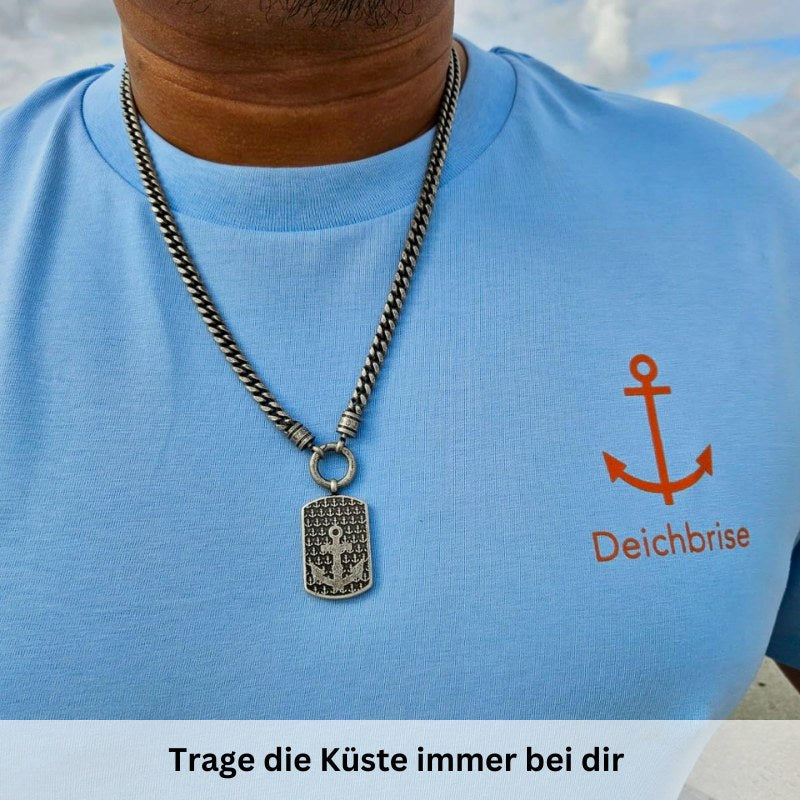 Kette mit Anhänger Meer & Treue (Kapitän rockt)