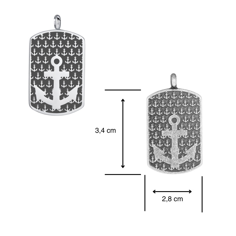 Kette mit Anhänger Meer & Treue (Kapitän rockt)