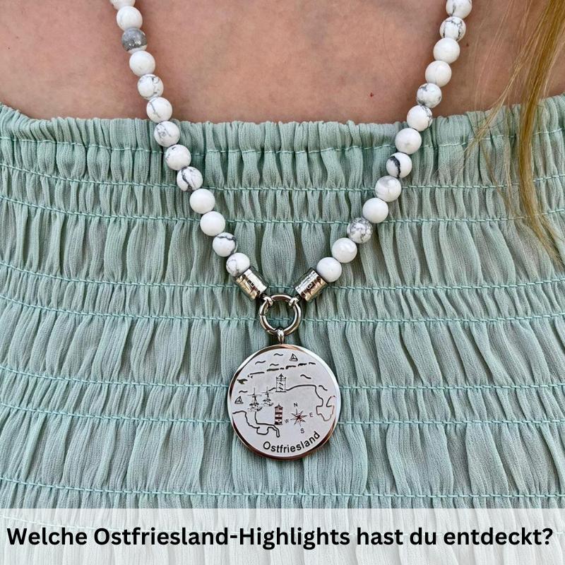 Kettenanhänger Ostfriesland aus Edelstahl (Küstengirls)