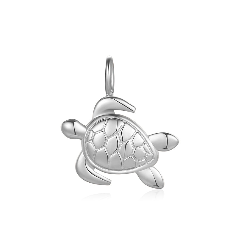 Kettenanhänger Schildkröte aus Edelstahl