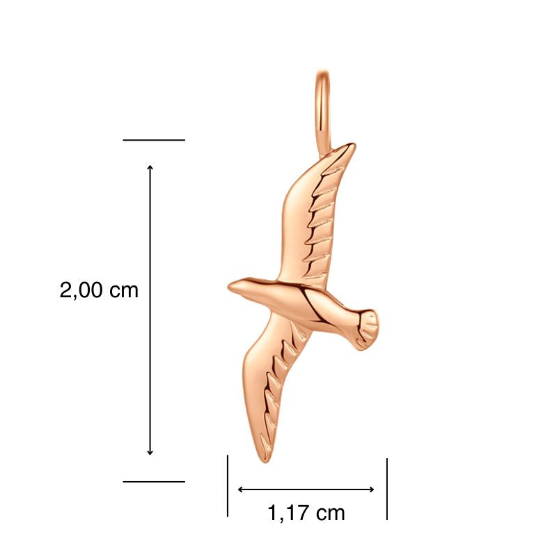 Kettenanhänger Möwe aus Edelstahl