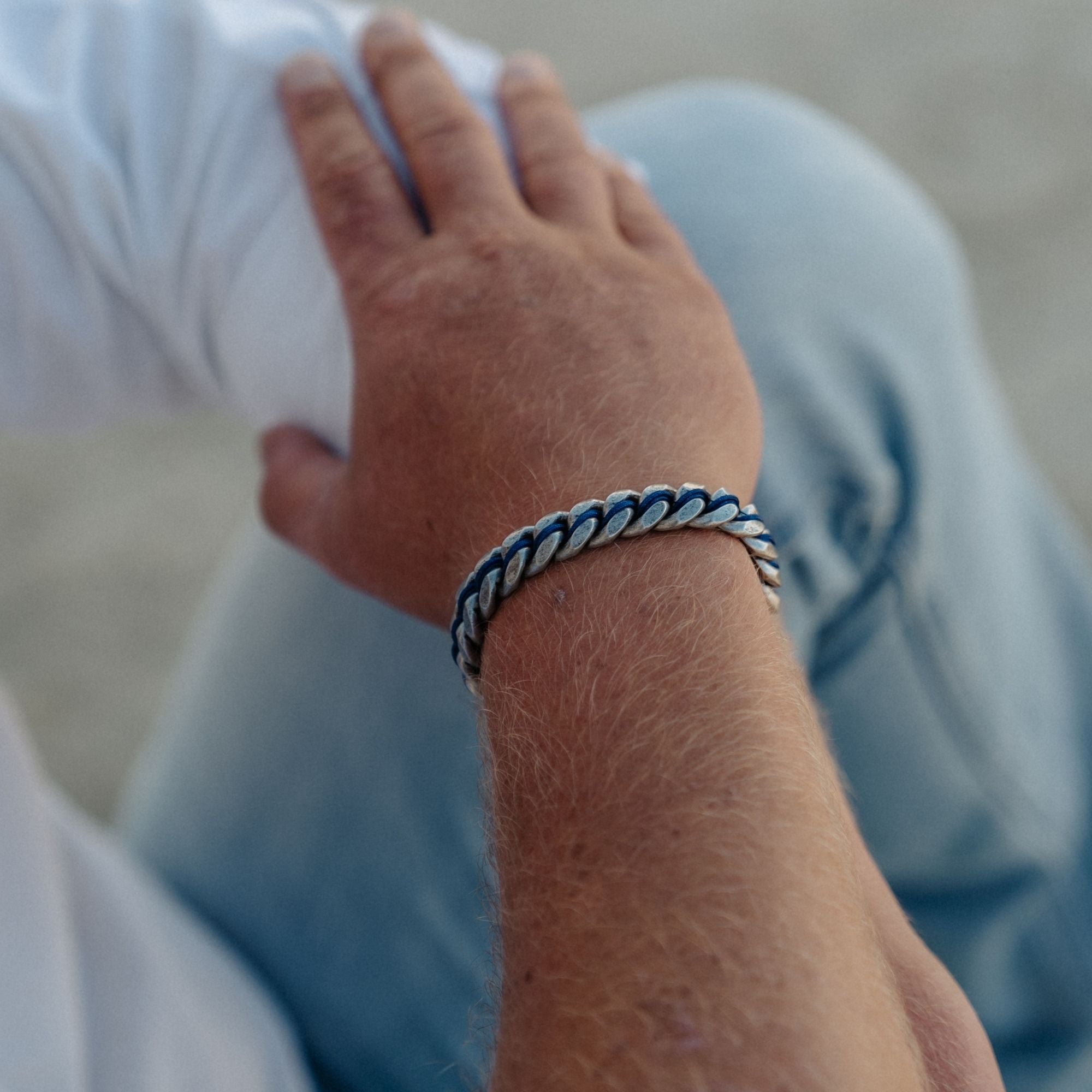 Stahltau Armband Deep Blue Sea 2