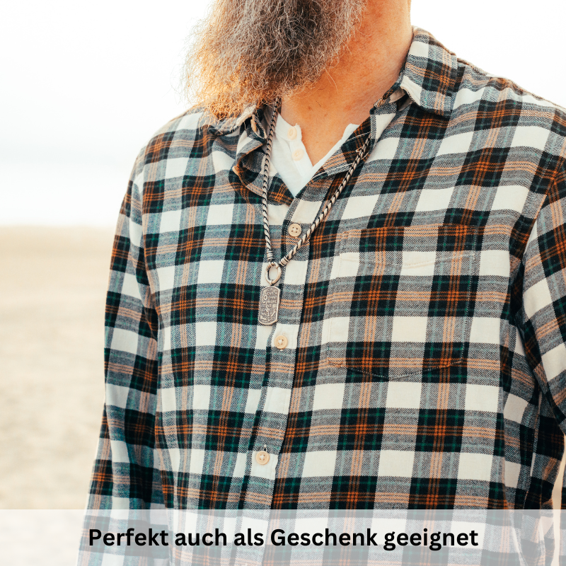 Kettenanhänger "Ein Mensch ohne Träume" aus Edelstahl