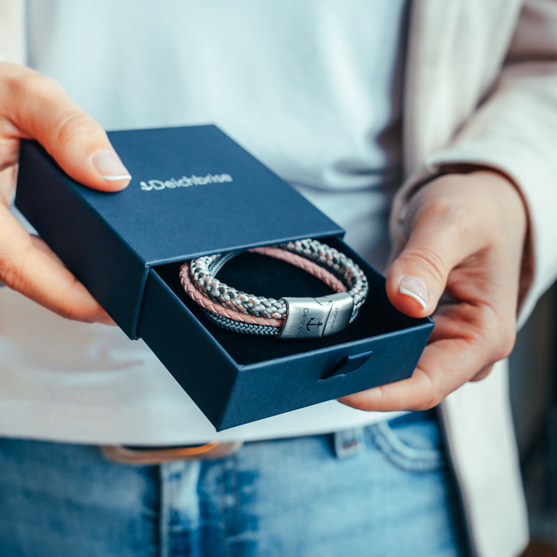 Leder & Segeltau Armband Pellworm (Multistrang)