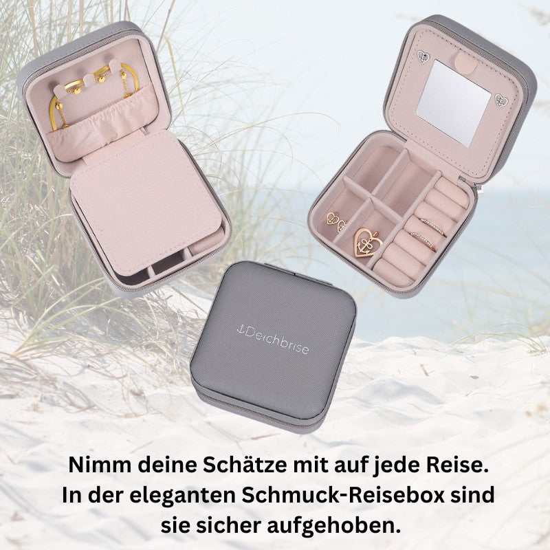 Küstengirls Schatzkiste - 8 exklusive Schmuckstücke +Reisebox