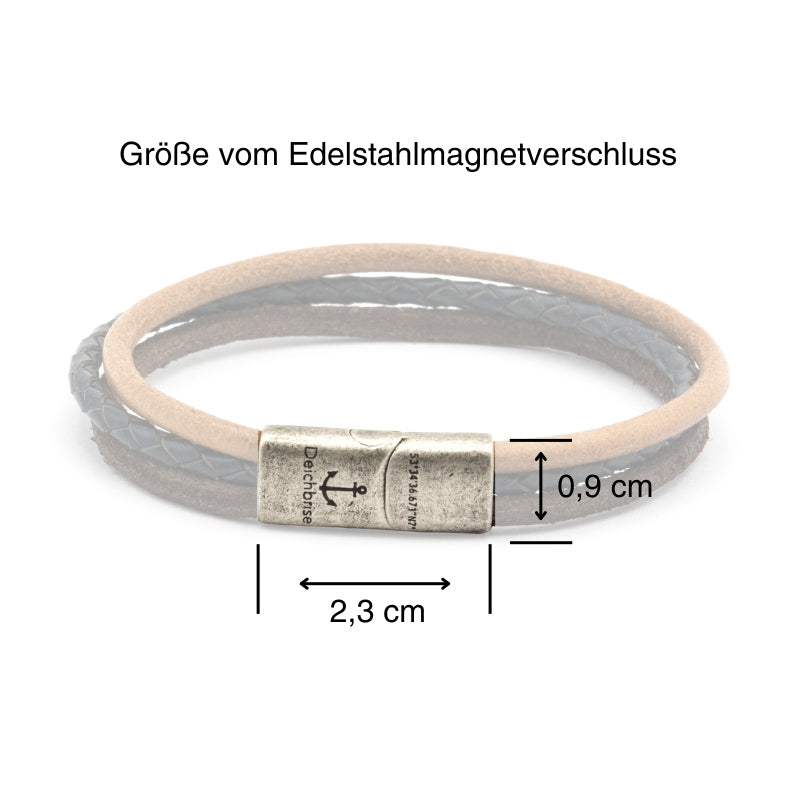 Leder-Armband Raue See (Multistrang)