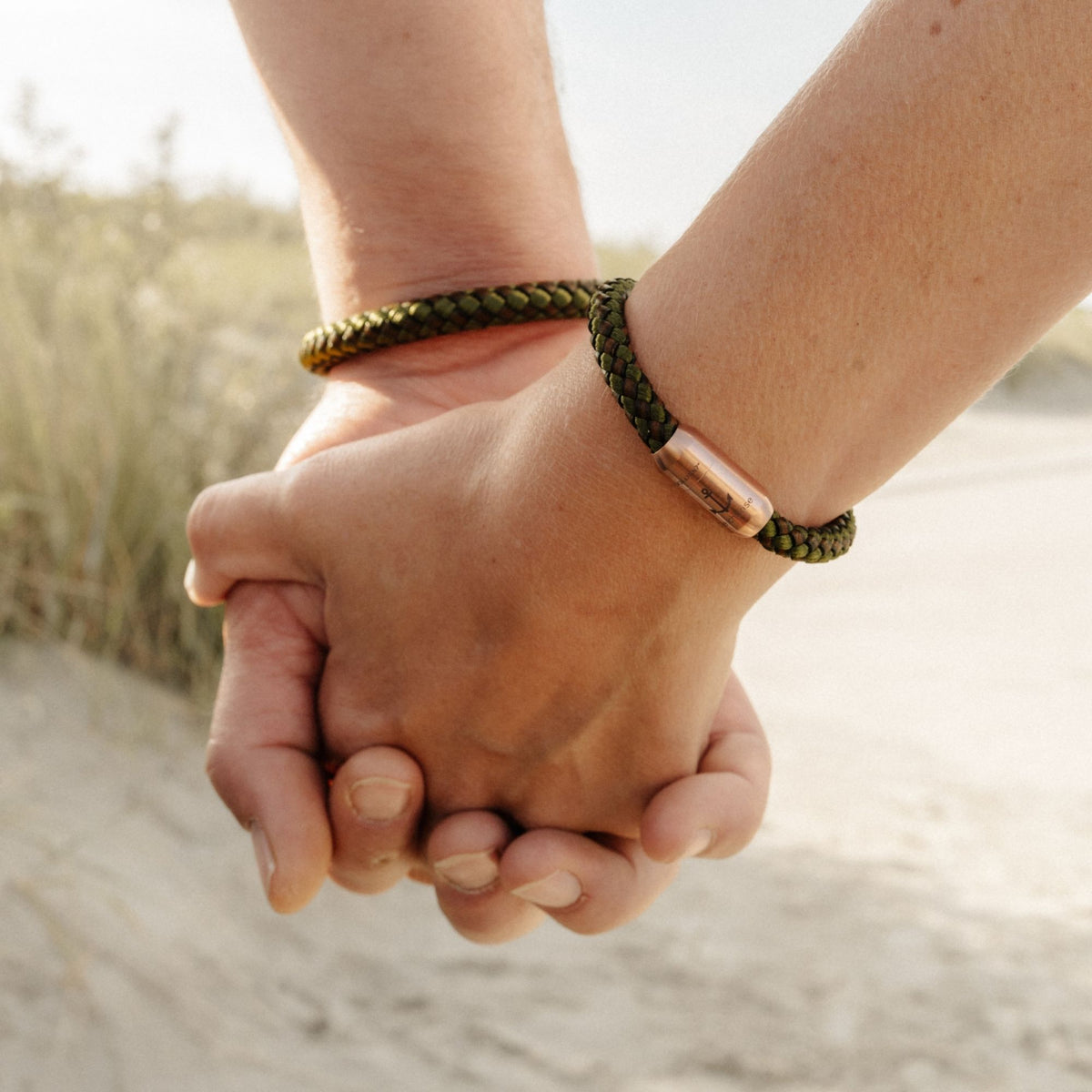 Leder- und Segeltau Armband Friesenflair
