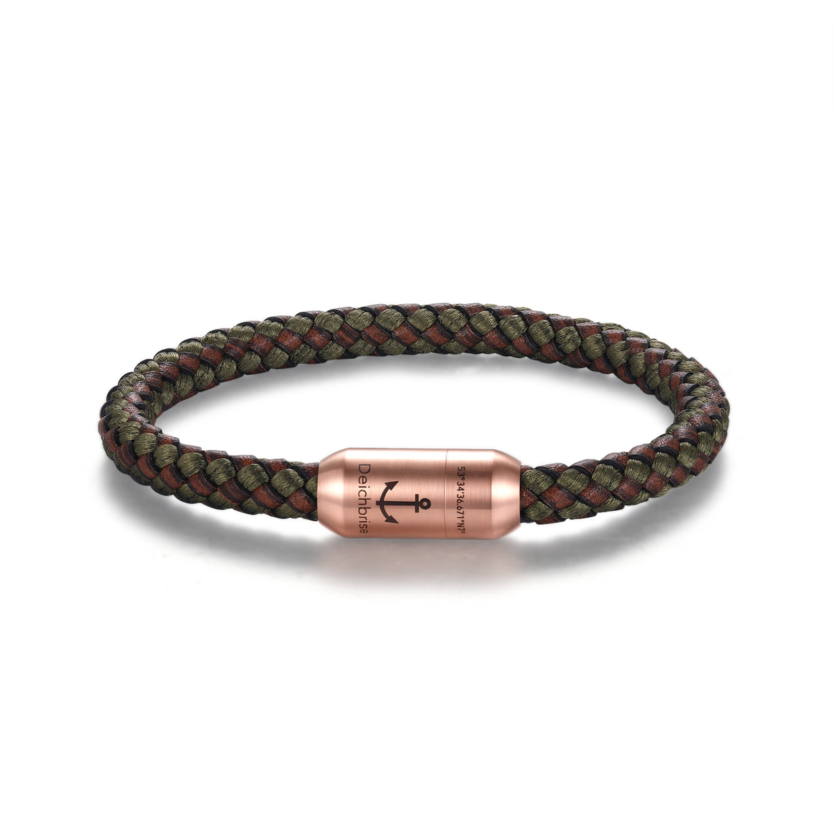 Leder- und Segeltau Armband Friesenflair