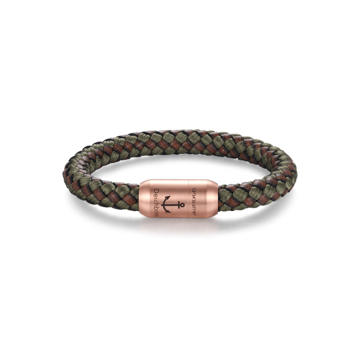 Leder- und Segeltau Armband Friesenflair