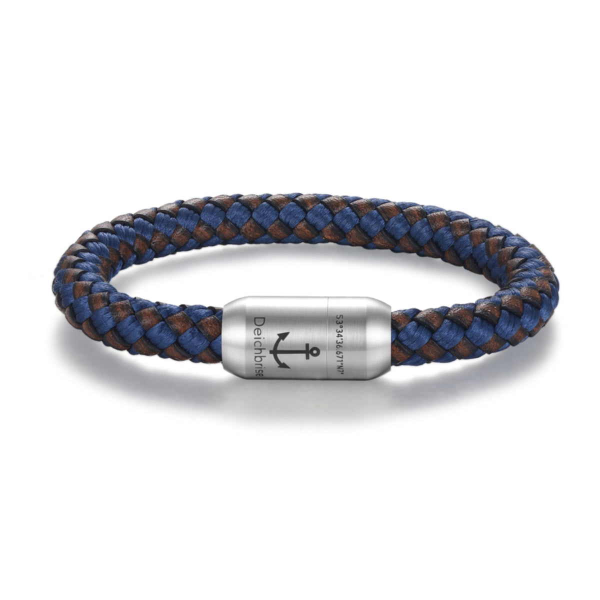 Leder- und Segeltau Armband Ubbo