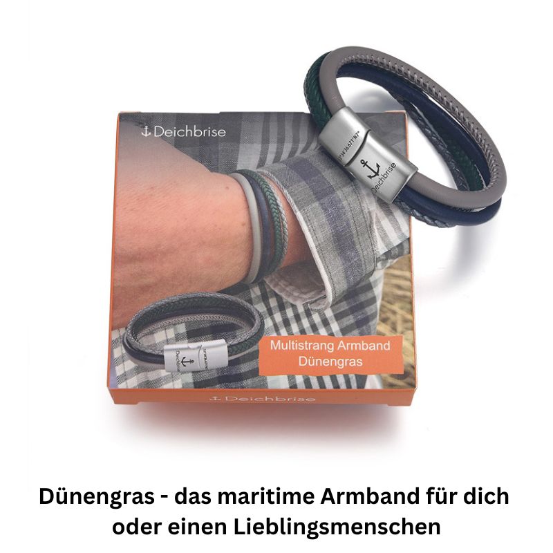 Leder Armband Dünengras (Multistrang)