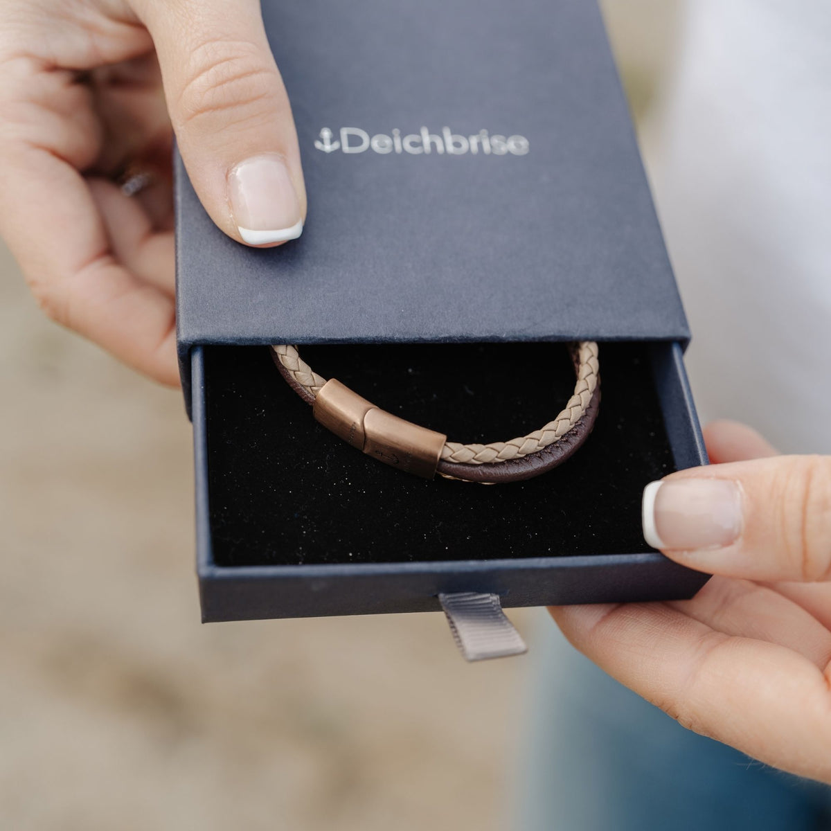 Leder Armband Dünenschlick (Multistrang)