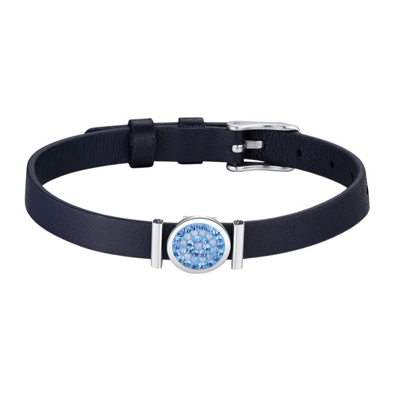 Armband Leder marineblau (Lüttje-Charming)
