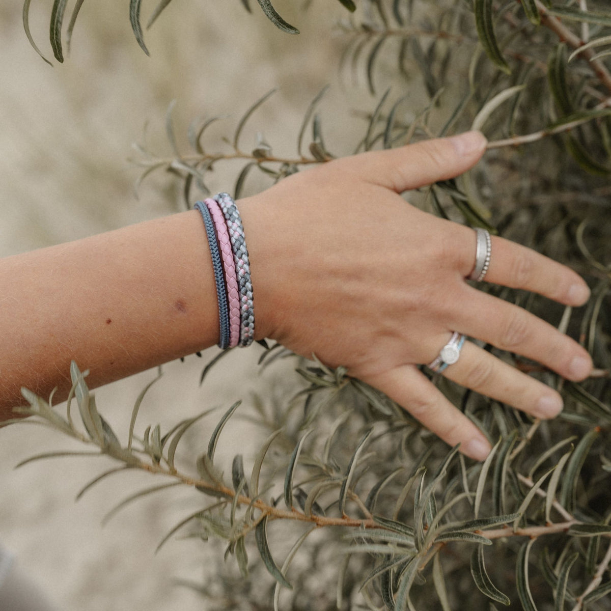 Leder & Segeltau Armband Pellworm (Multistrang)
