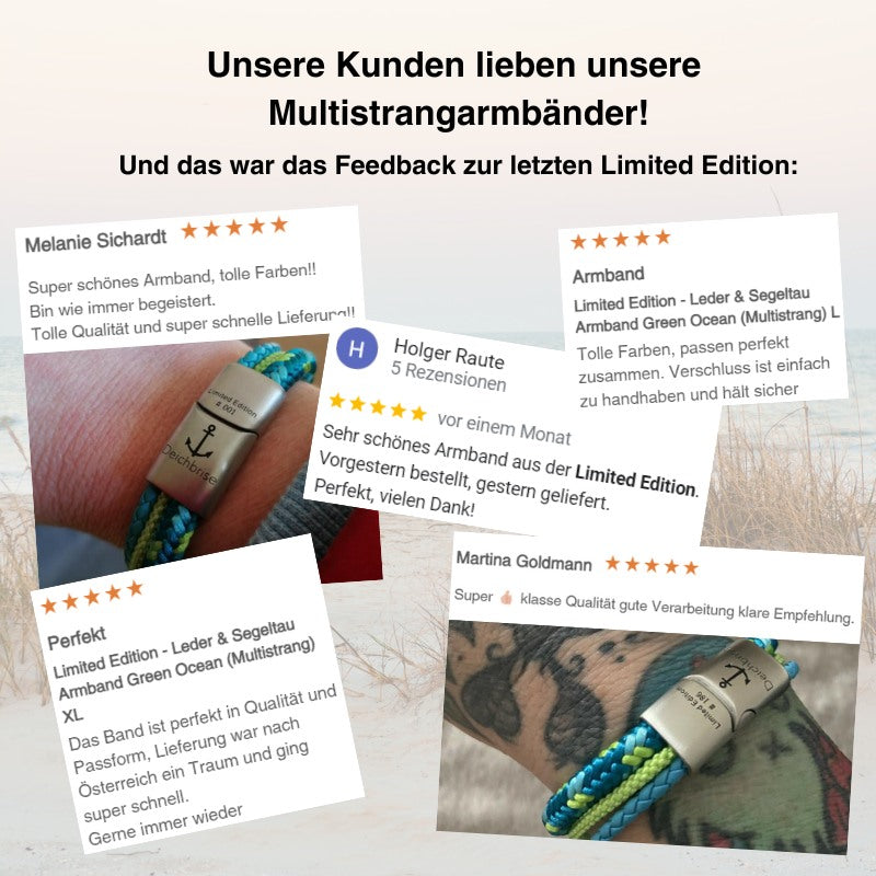 Limited Edition 2 - Multistrang Armband & Schlüsselanhänger