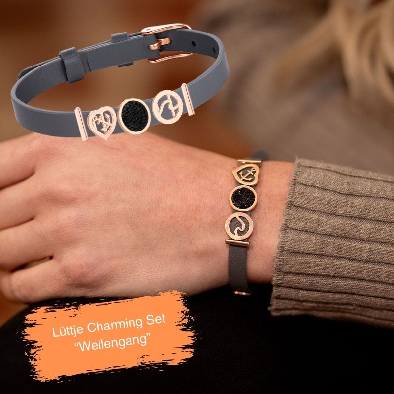 Lüttje Charming Armband-Set "Wellengang"