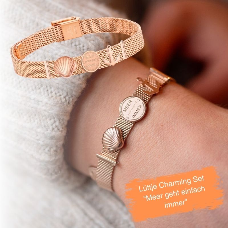 Lüttje Charming Armband-Set "Meer geht einfach immer"