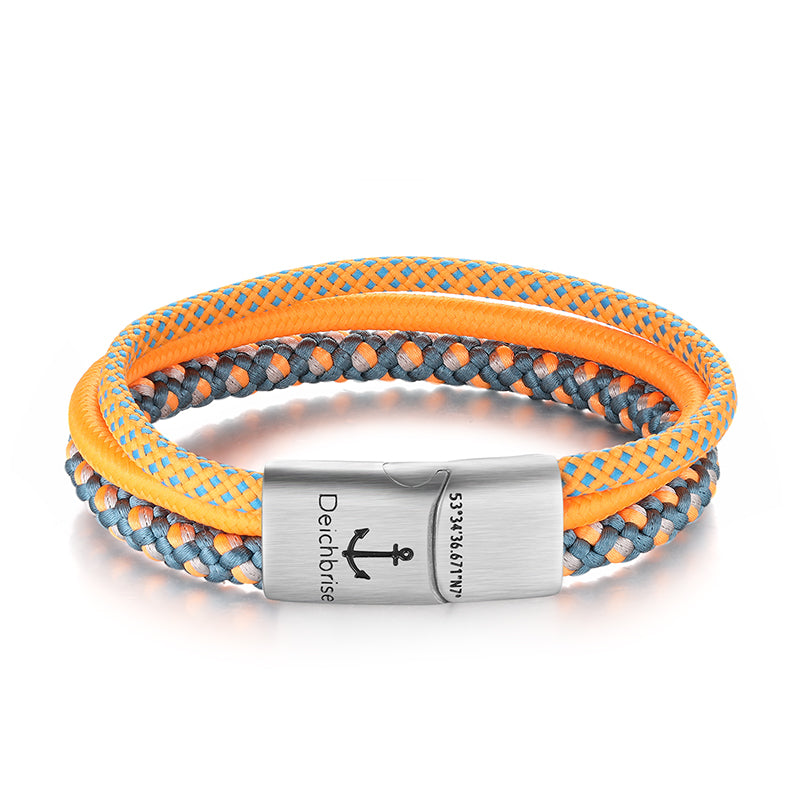 Segelseil-Segeltau Armband Amrum (Multistrang)