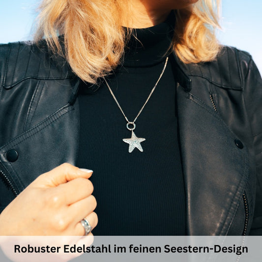 Kettenanhänger Seestern aus Edelstahl