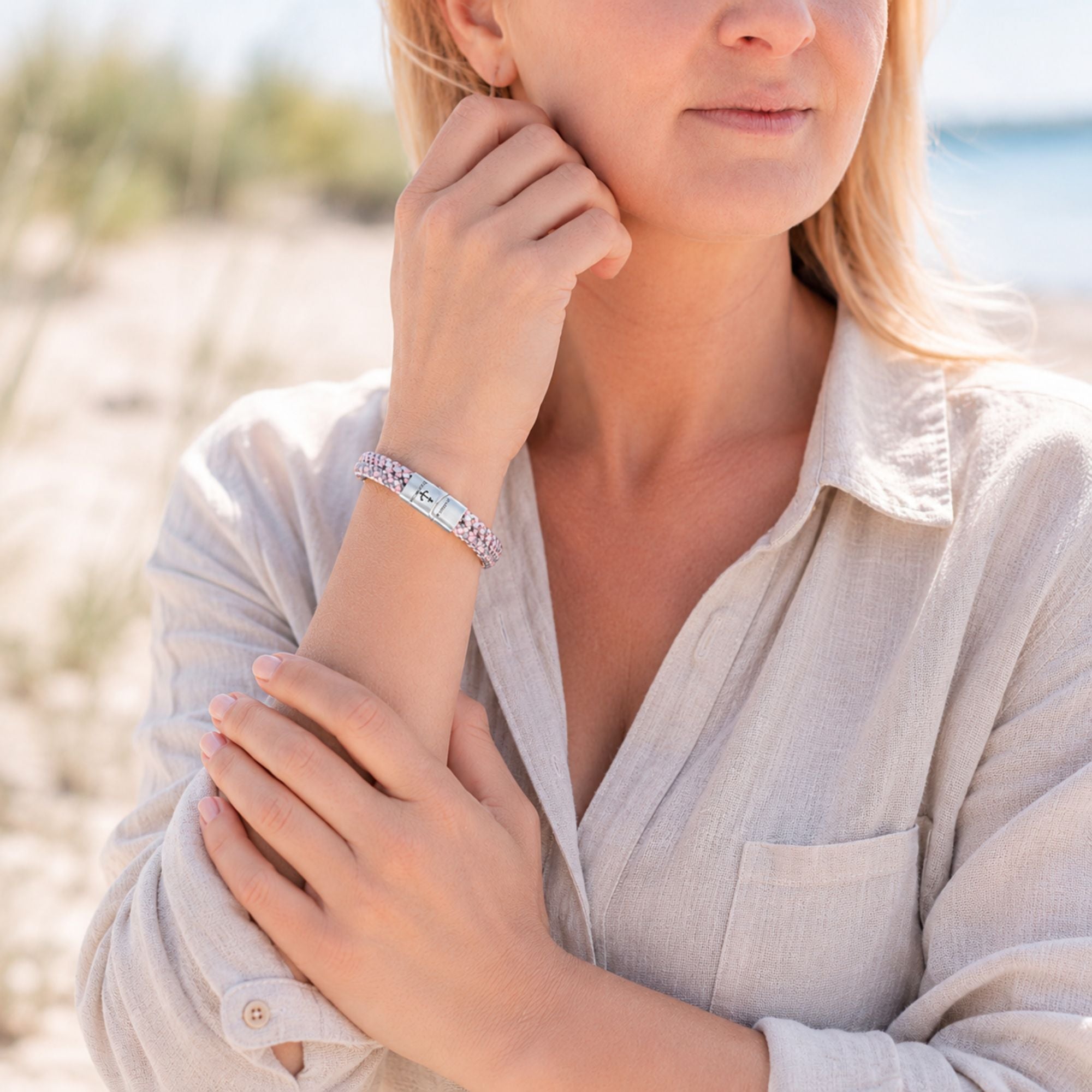 Armband Kathy von Pellworm (Multistrang) Stahl-Tau & Segeltau