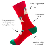 Socken "Mopsige Weihnacht"