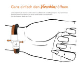 Armband Weisse Düne (Multistrang) Edelstahl, Tau & White-Turquoise