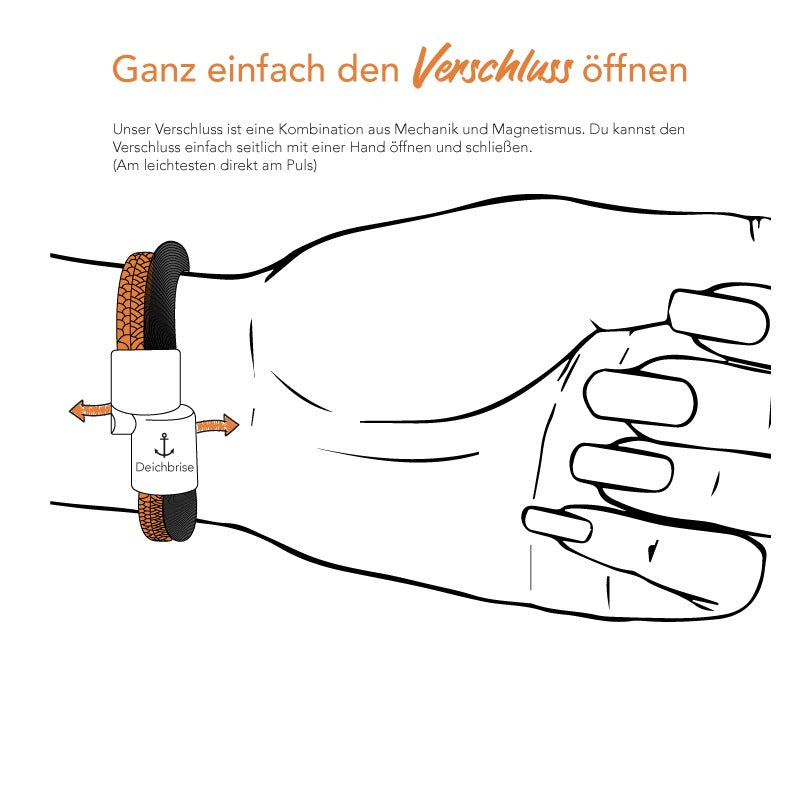 Segelseil & Segeltau Armband Sandgefühl (Multistrang)