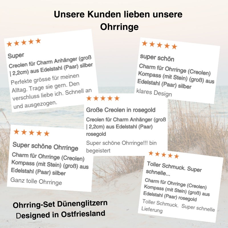 Ohrring-Set Dünenglitzern