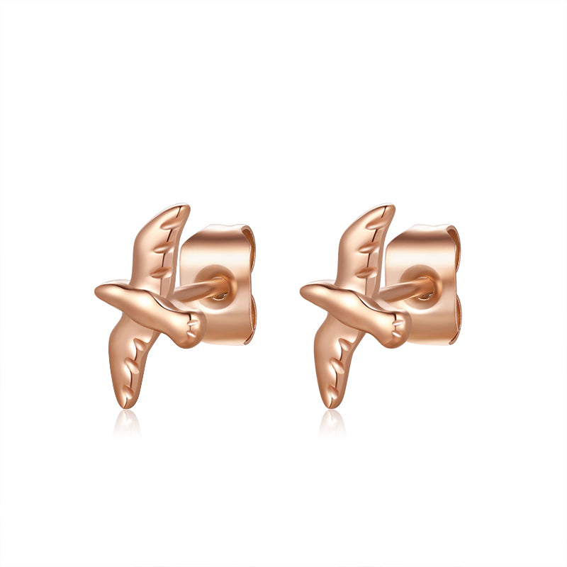 Ohrstecker Möwe aus Edelstahl