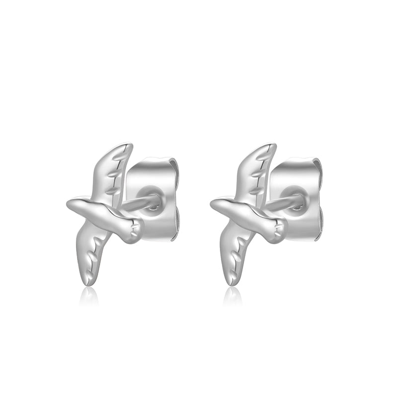 Ohrstecker Möwe aus Edelstahl