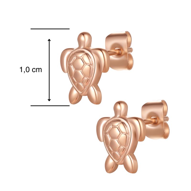 Ohrstecker Schildkröte aus Edelstahl