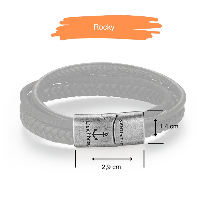 Herren Armband-Set "Rocky's Day Night"