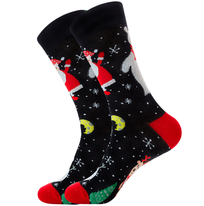 Socken Black Christmas