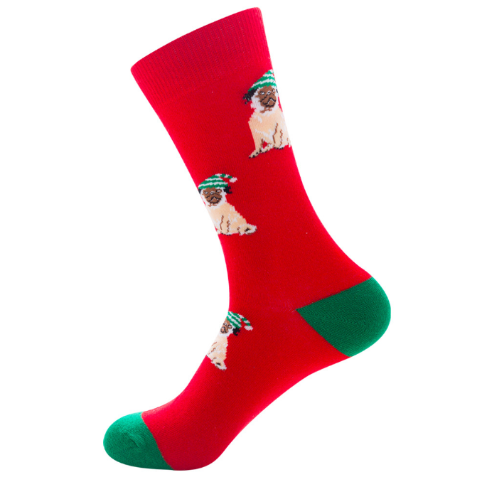 Socken "Mopsige Weihnacht"