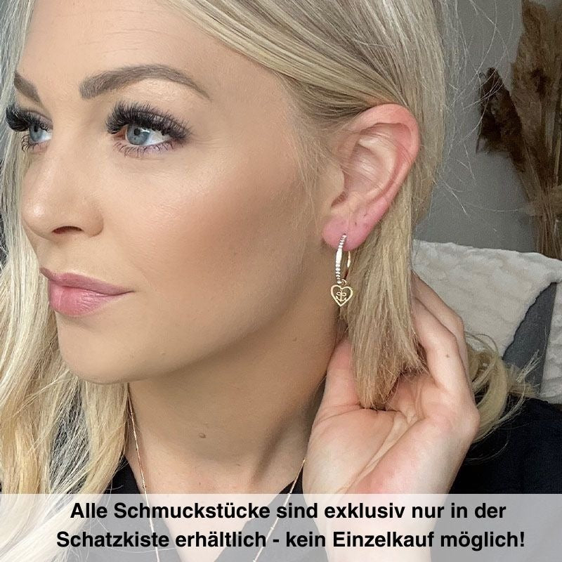 Küstengirls Schatzkiste - 8 exklusive Schmuckstücke +Reisebox