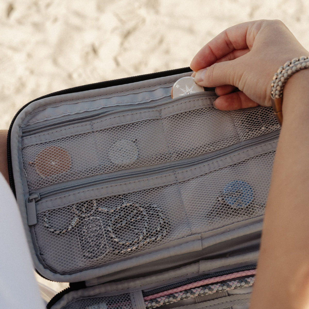Schmuck-Aufbewahrungs- und Reisetasche (klein)