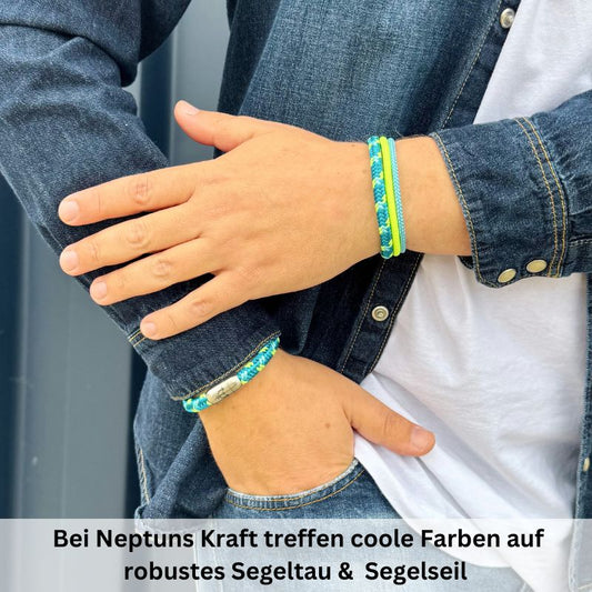 Segelseil-Segeltau Armband Neptuns Kraft 1 (Multistrang)