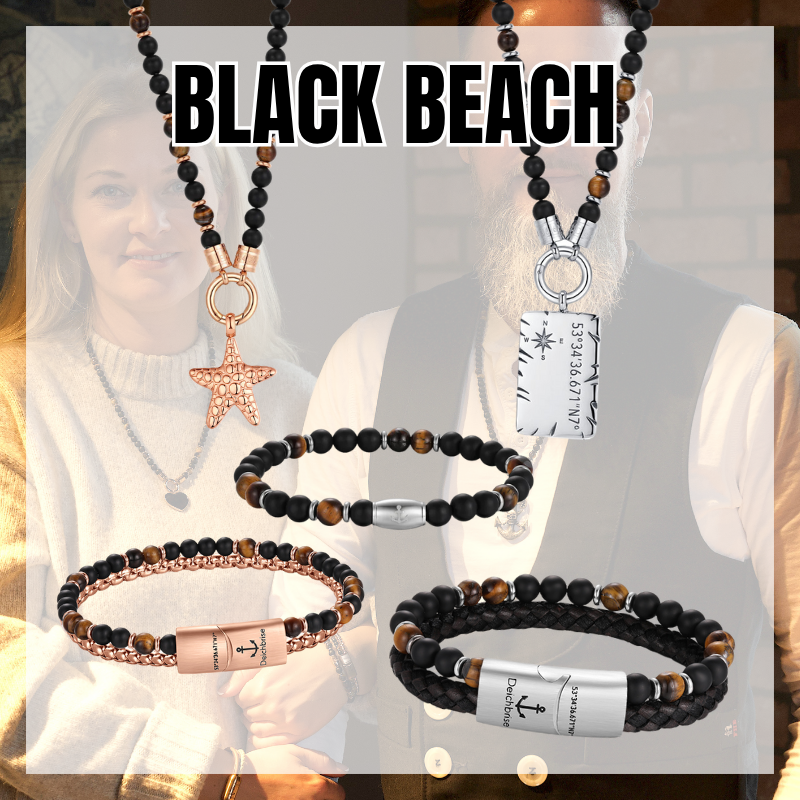 Schmuckset "Black Beach"