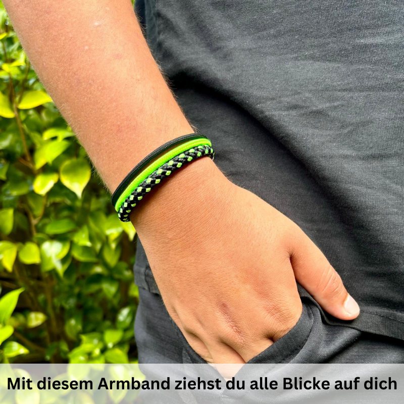 Segelseil Armband Deichleuchten mit Schlüsselanhänger