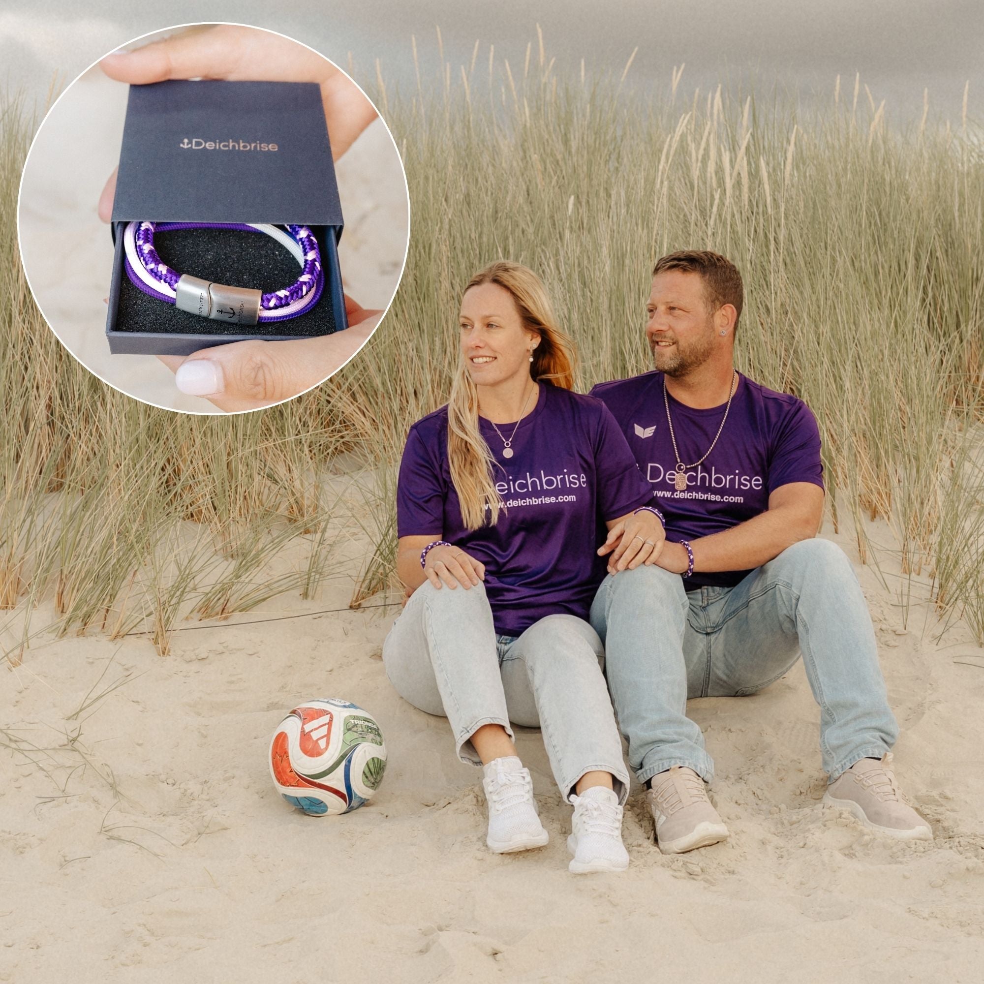 Segelseil-Segeltau Armband Doppelpack (Multistrang)