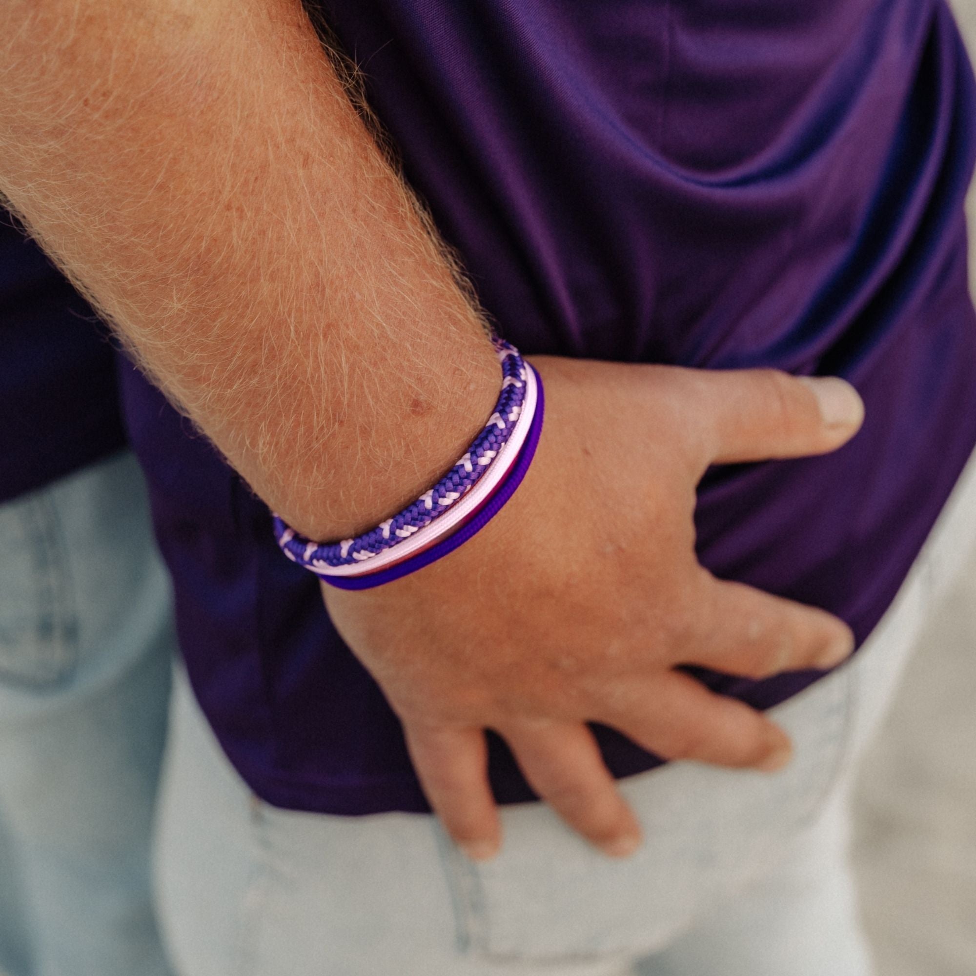 Segelseil-Segeltau Armband Doppelpack (Multistrang)