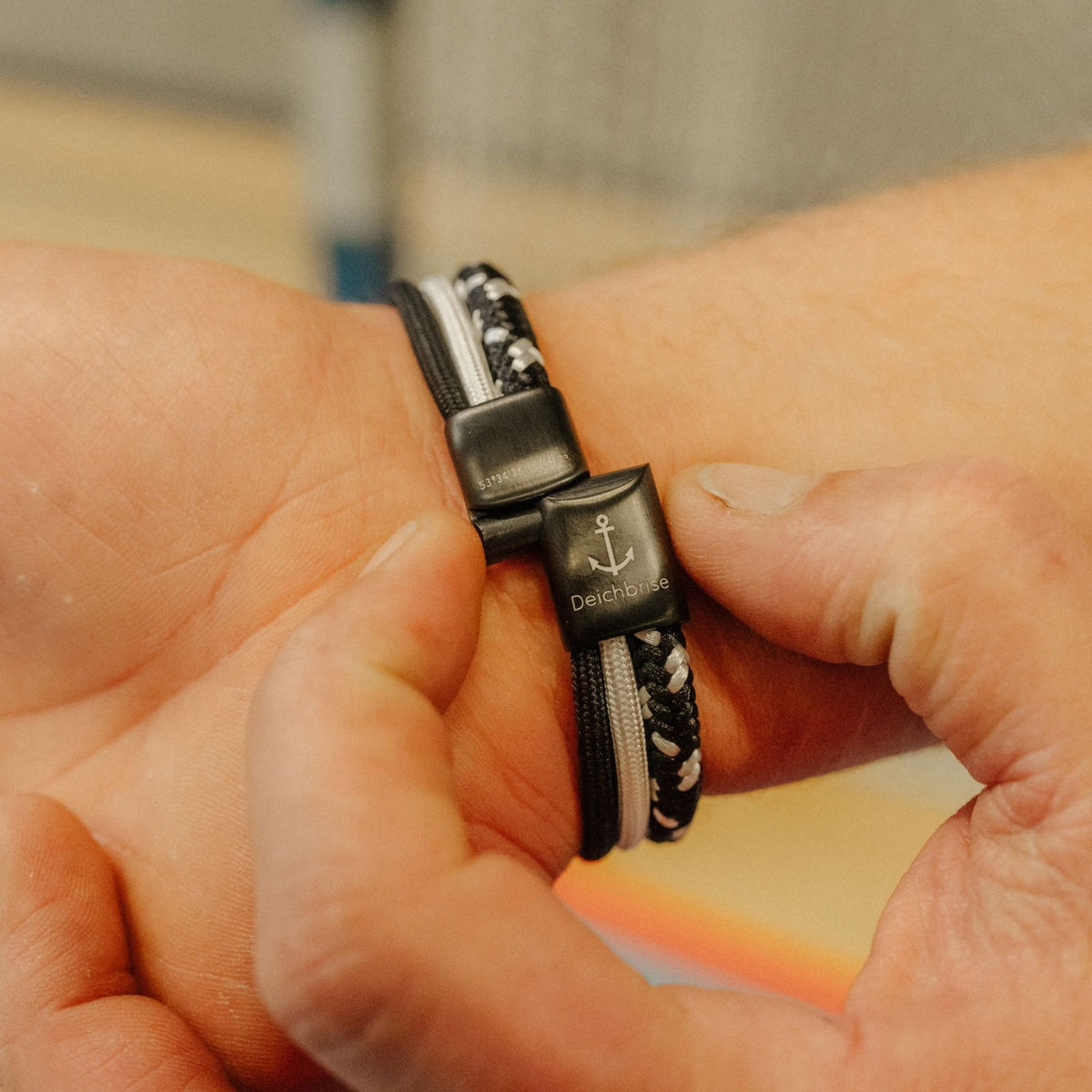 Segelseil-Segeltau Armband Flatterball (Multistrang)