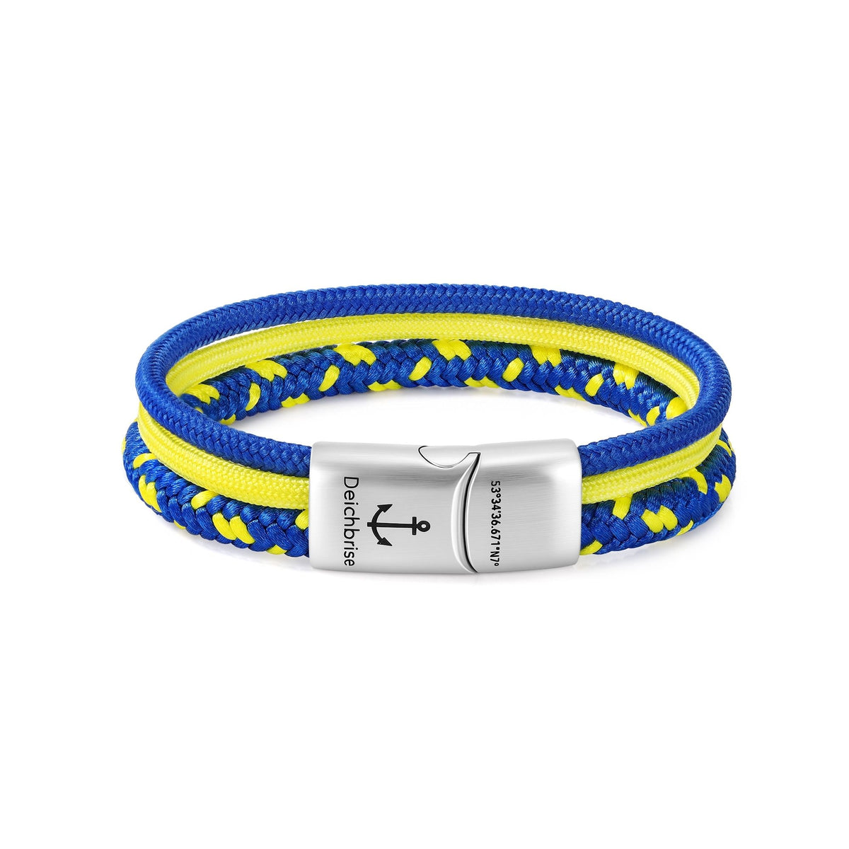 Segelseil-Segeltau Armband Flugkopfball (Multistrang)