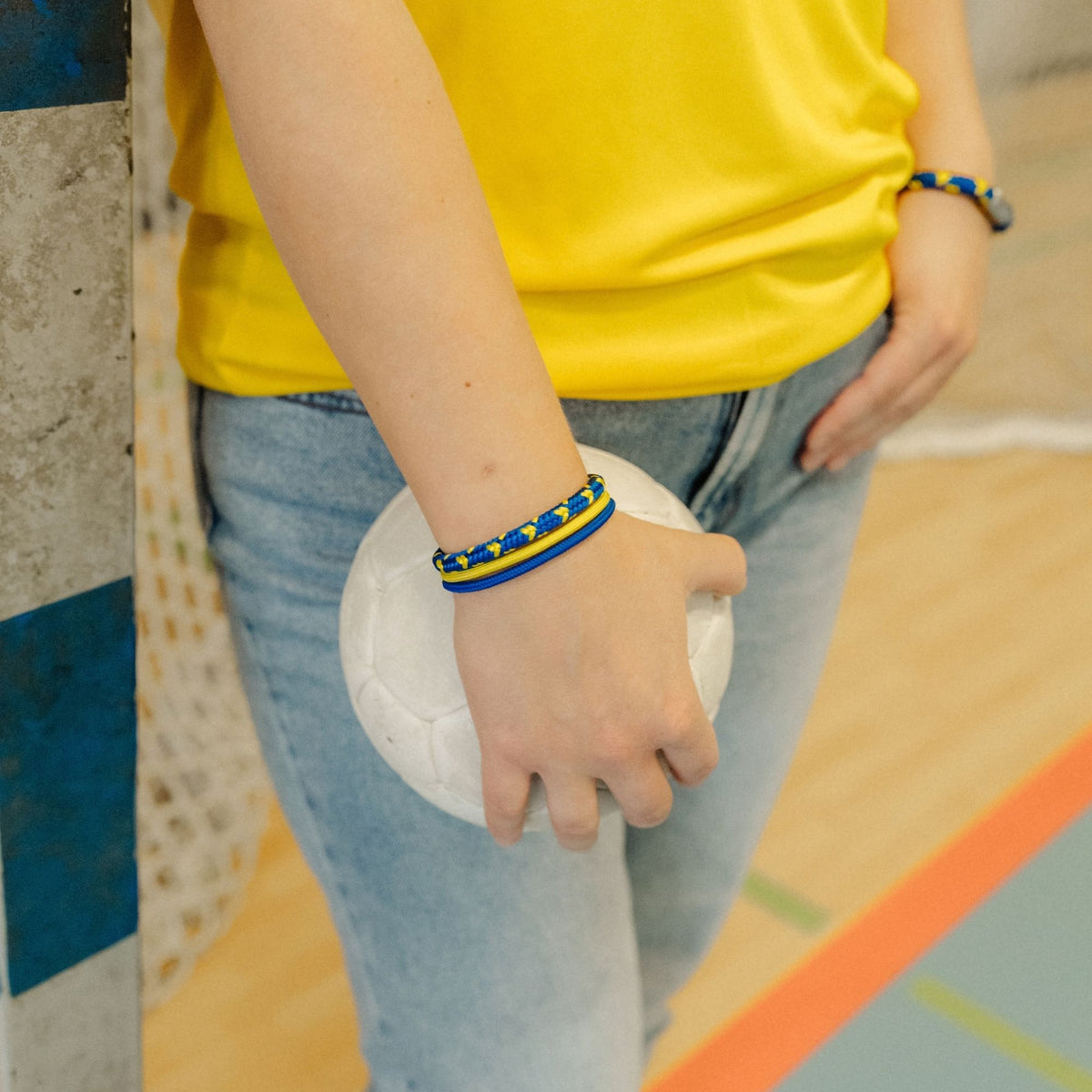 Segelseil-Segeltau Armband Flugkopfball (Multistrang)