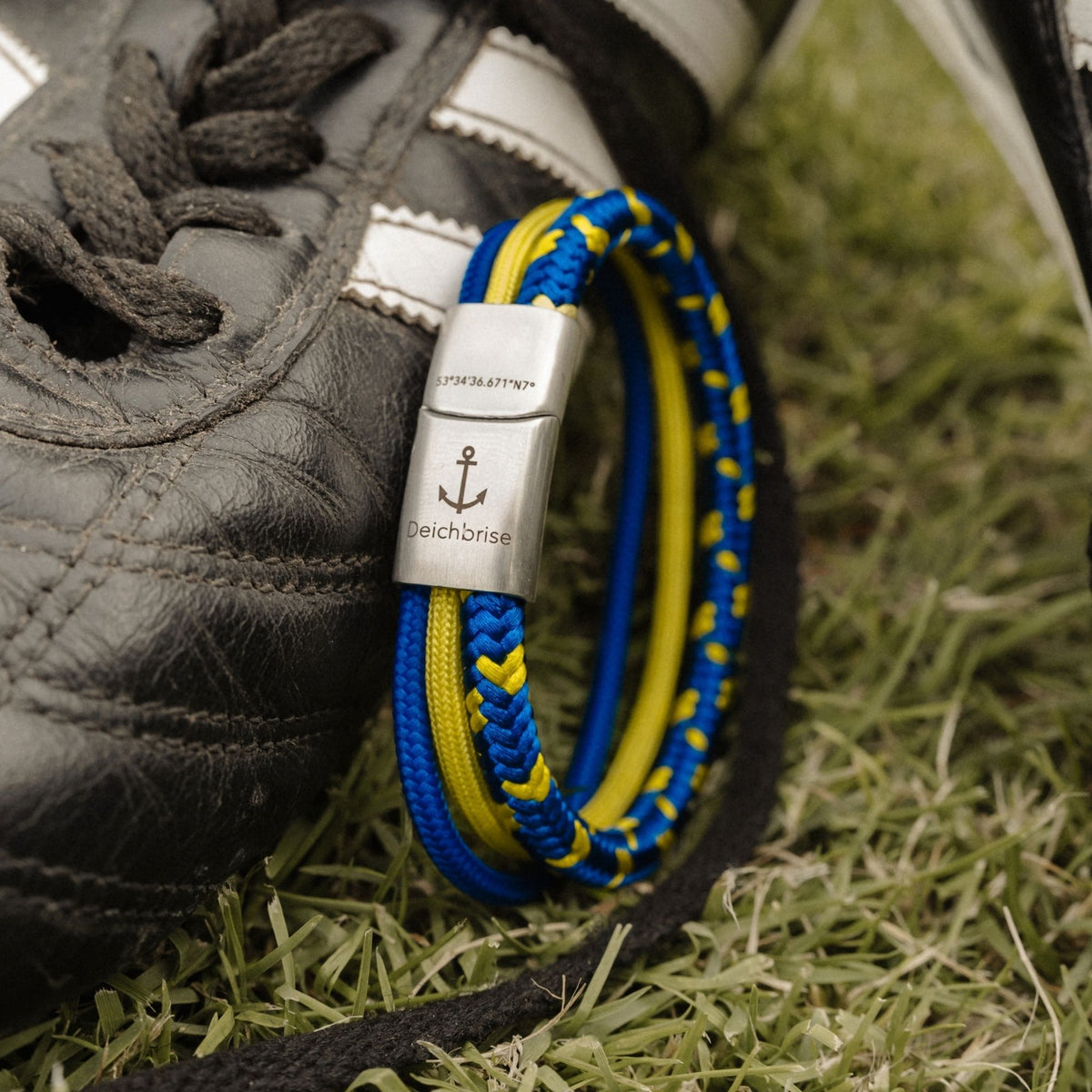 Segelseil-Segeltau Armband Flugkopfball (Multistrang)