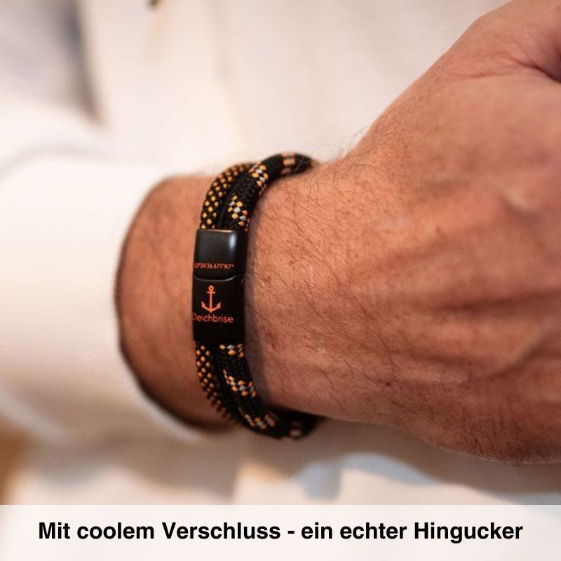 Segelseil-Segeltau Armband Inselliebe (Multistrang)