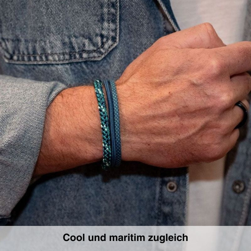 Segelseil-Segeltau Armband Meerzeit (Multistrang)