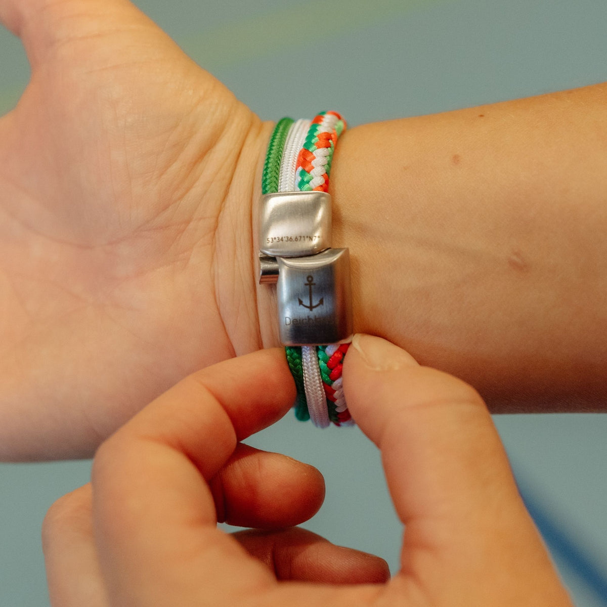 Segelseil-Segeltau Armband Rückraum (Multistrang)