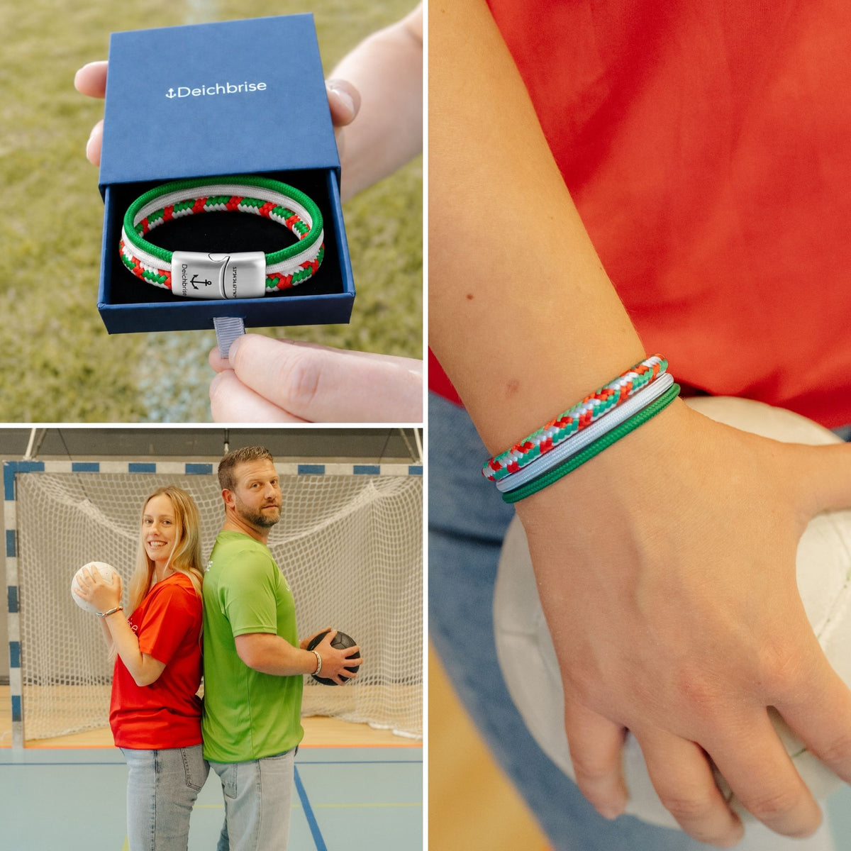 Segelseil-Segeltau Armband Rückraum (Multistrang)